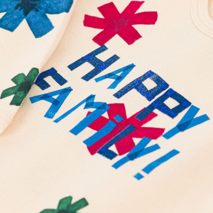 Petit Bateau Happy Family Printed Footie