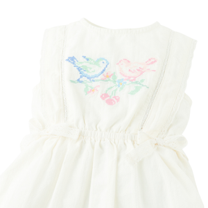 Gingersnaps Baby Charlee Cross-Stitch Embroidered Dress