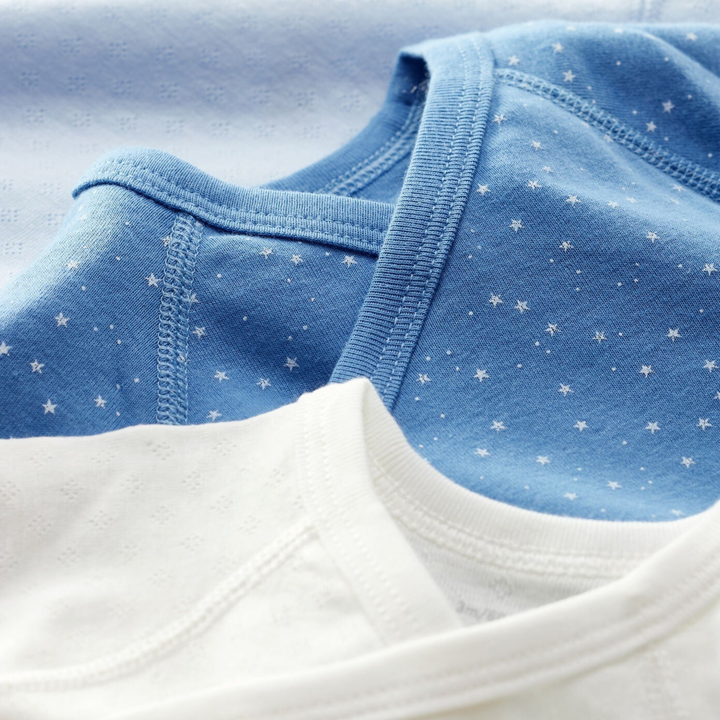 Petit Bateau | Long-Sleeved Bodysuit - Pack of 3