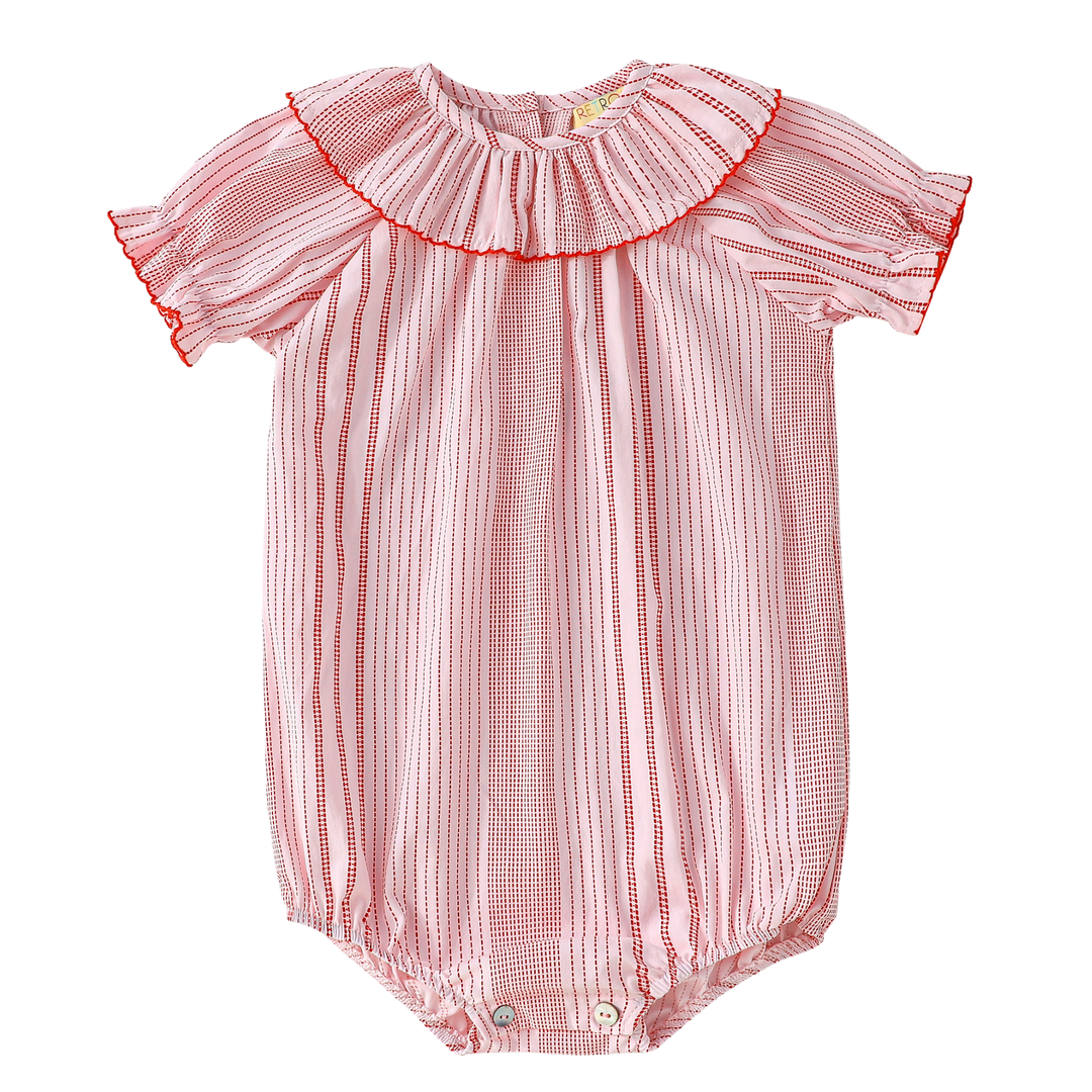 Rosie Cotton Printed Baby Girl Romper