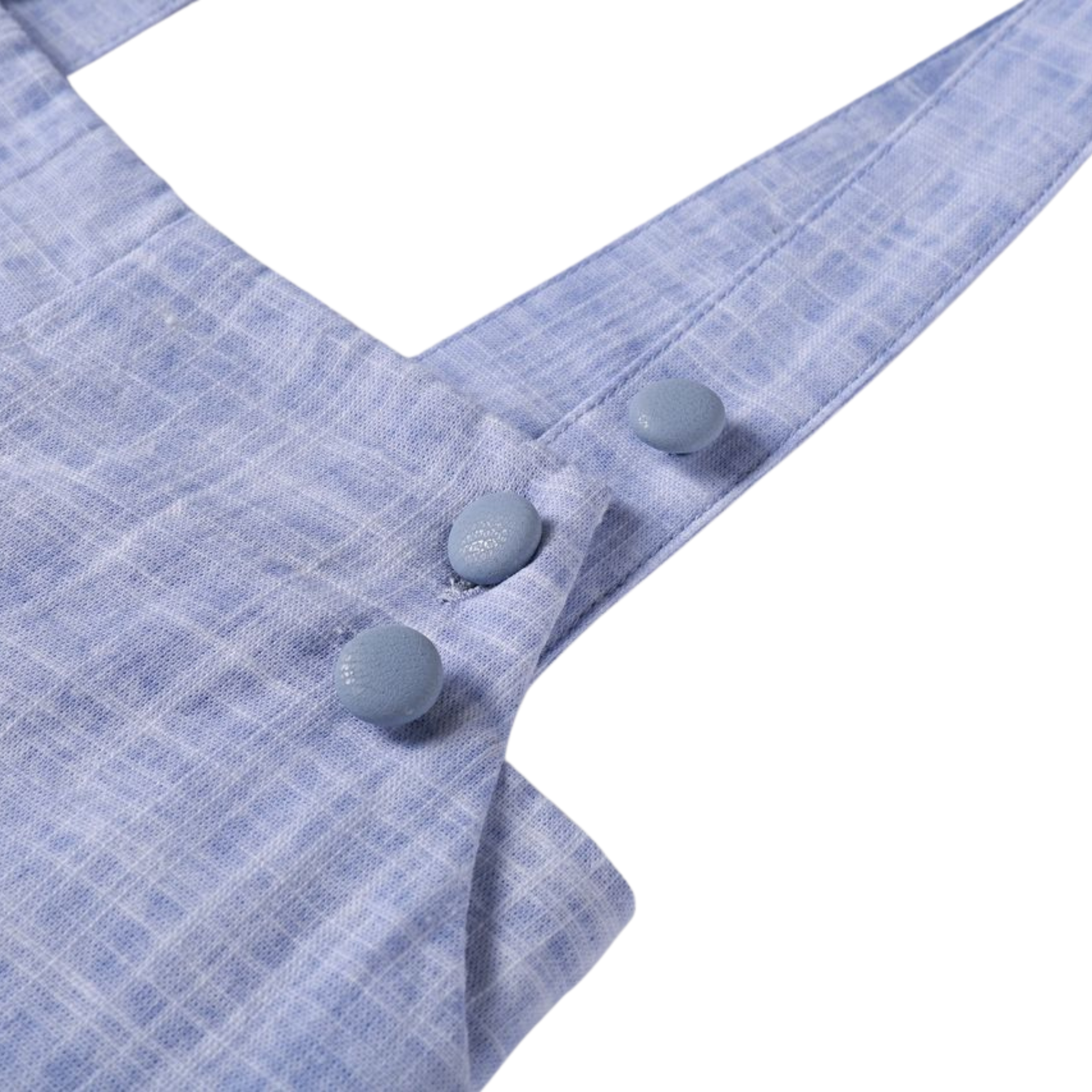 Nou Nelle Blue Linen Overalls – Kids’ Lightweight Everyday Wear