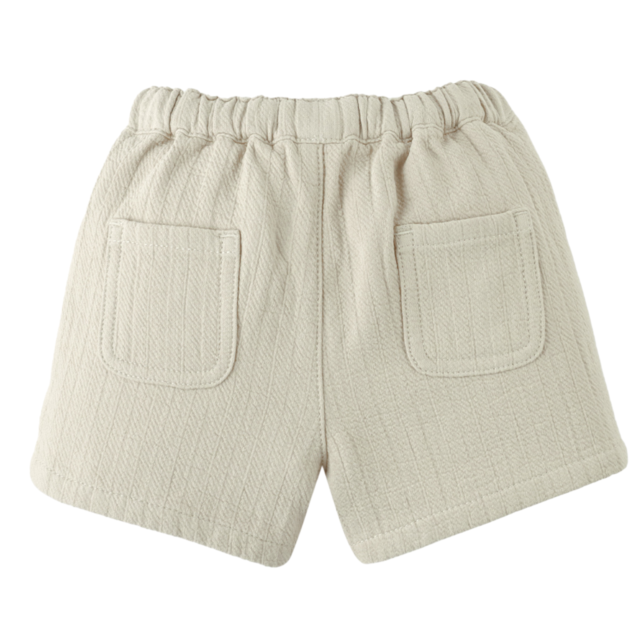 Gingersnaps Baby Marlow Drawstring Shorts with Contrast Stitching