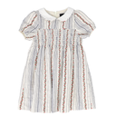 Girls Smocked Chest Floral Print Dress – Timeless Cotton Dress