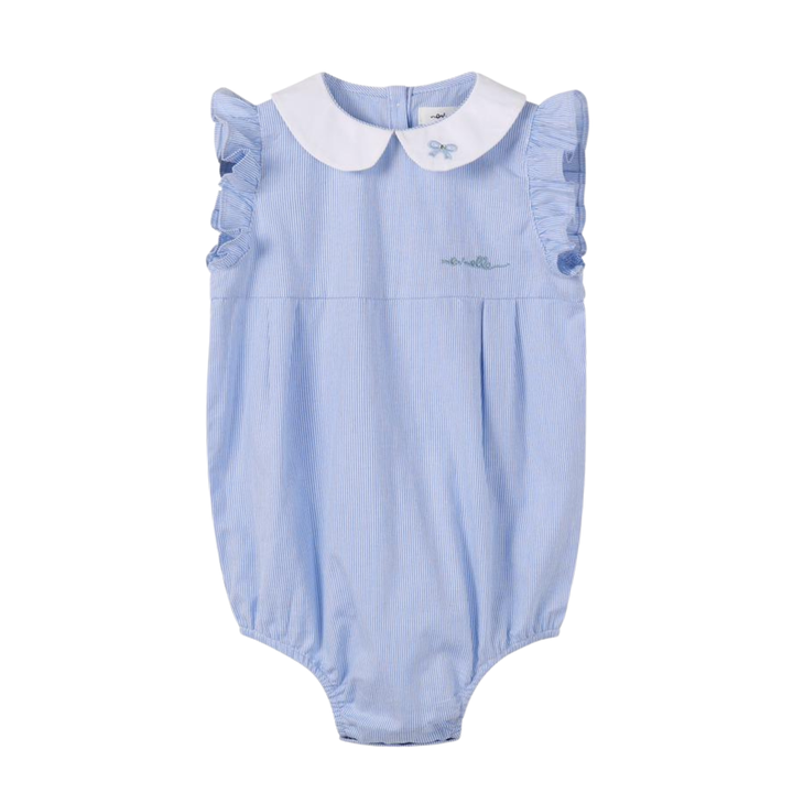 Nou Nelle Striped Girl Romper – Girls’ Classic One-Piece