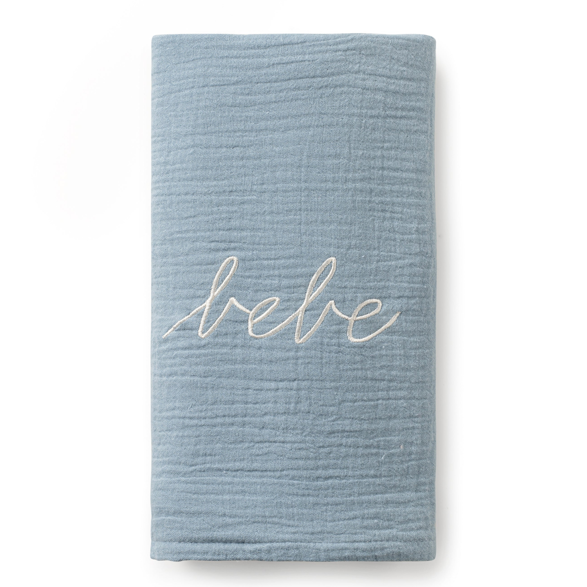 DH Gauze Bébé Swaddle – Soft Cotton Swaddle in Pink, White & Blue