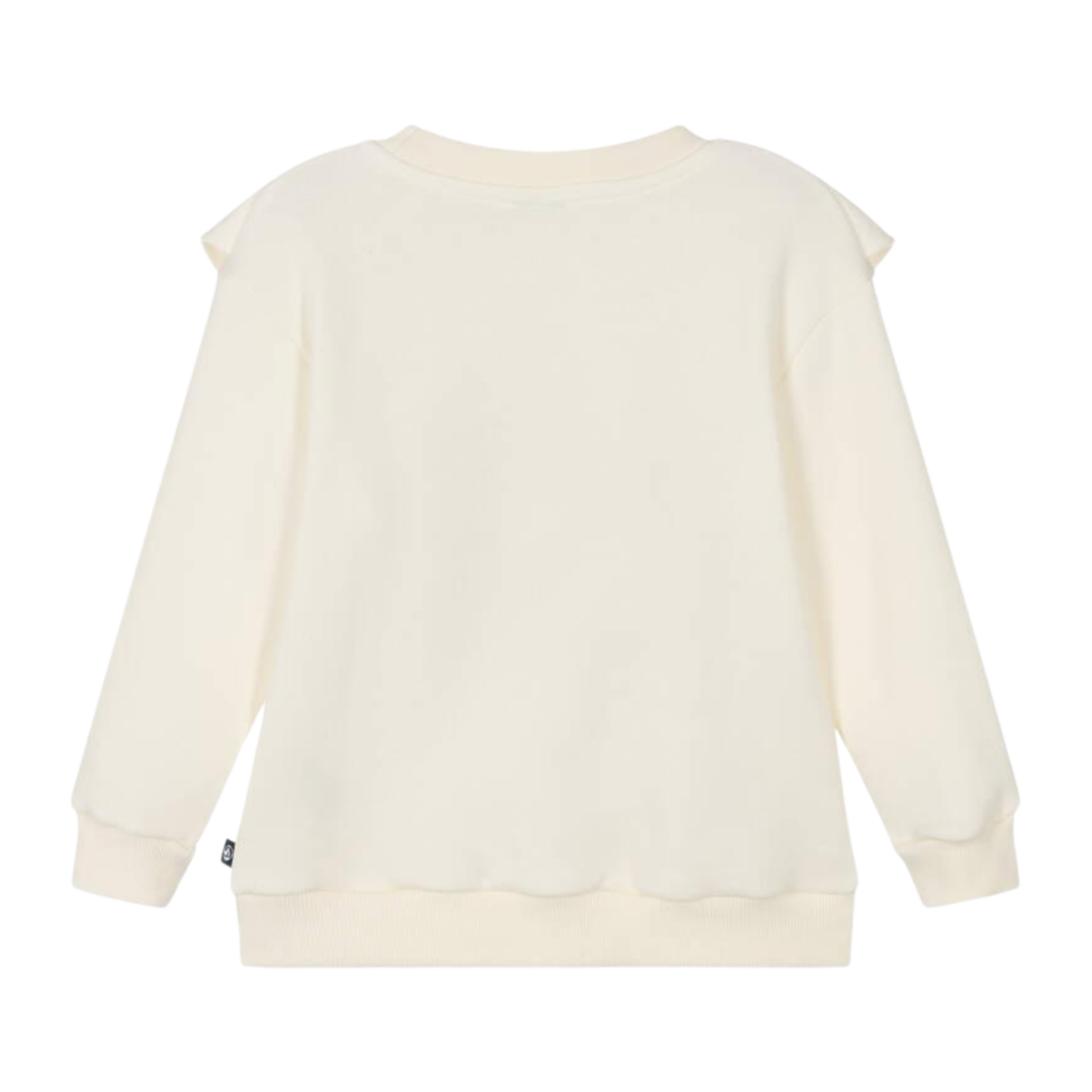 Petit Bateau Heart Graphic Ruffles Sweatshirt