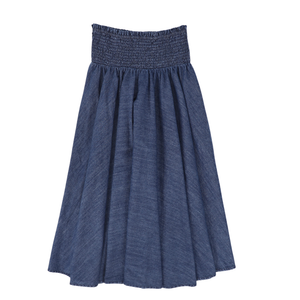 Smocked Denim Romper – Kids’ Classic One-Piece