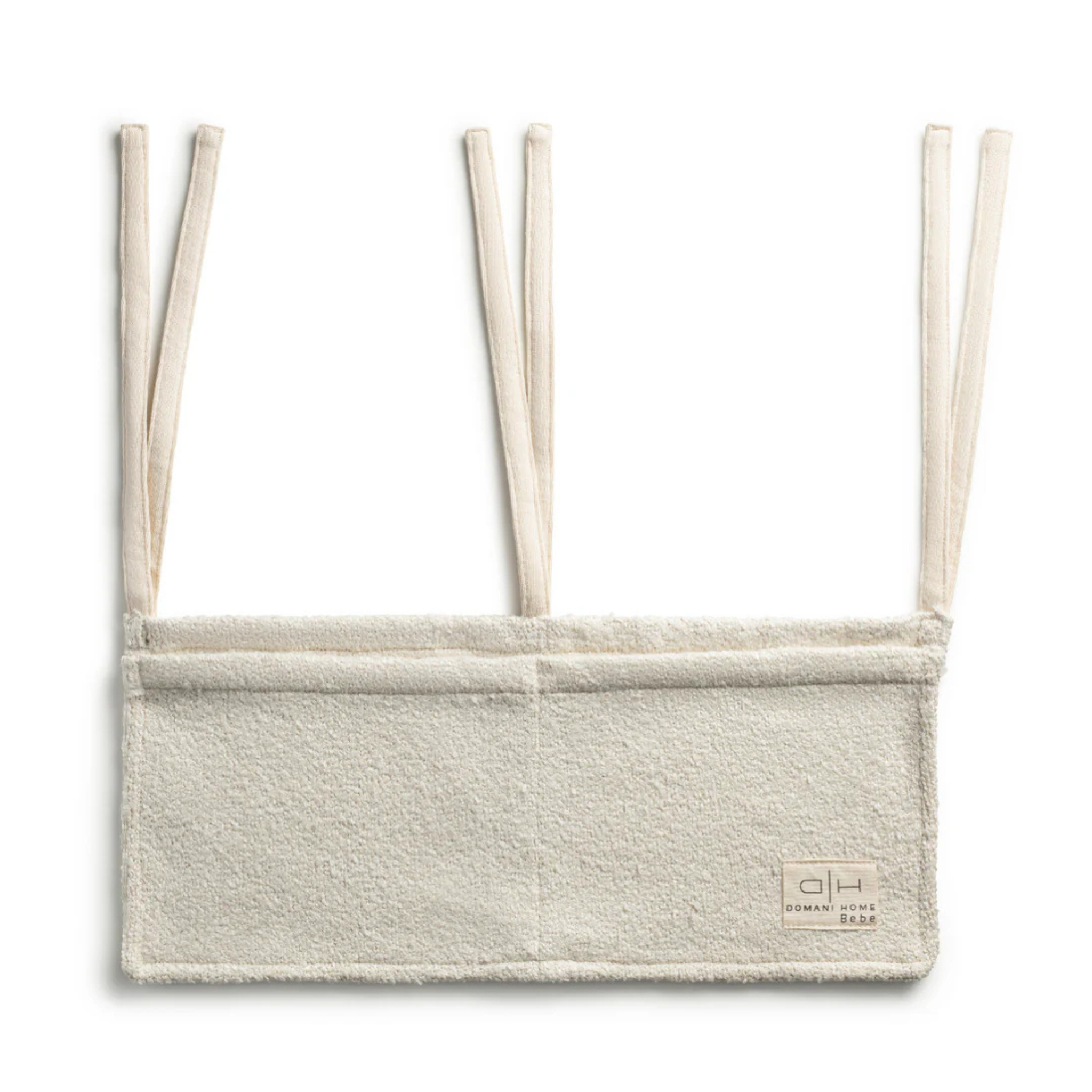 DH Bouclé Crib Organizer – Soft & Stylish Nursery Storage Essential