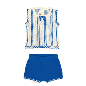 Tuntun - Madison 2pc set Top and Shorts Pima Cotton