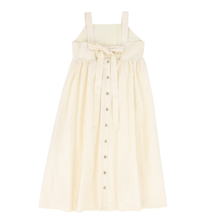 Girls’ Pocket Maxi Jumper – Oatmeal Casual Knit Dress