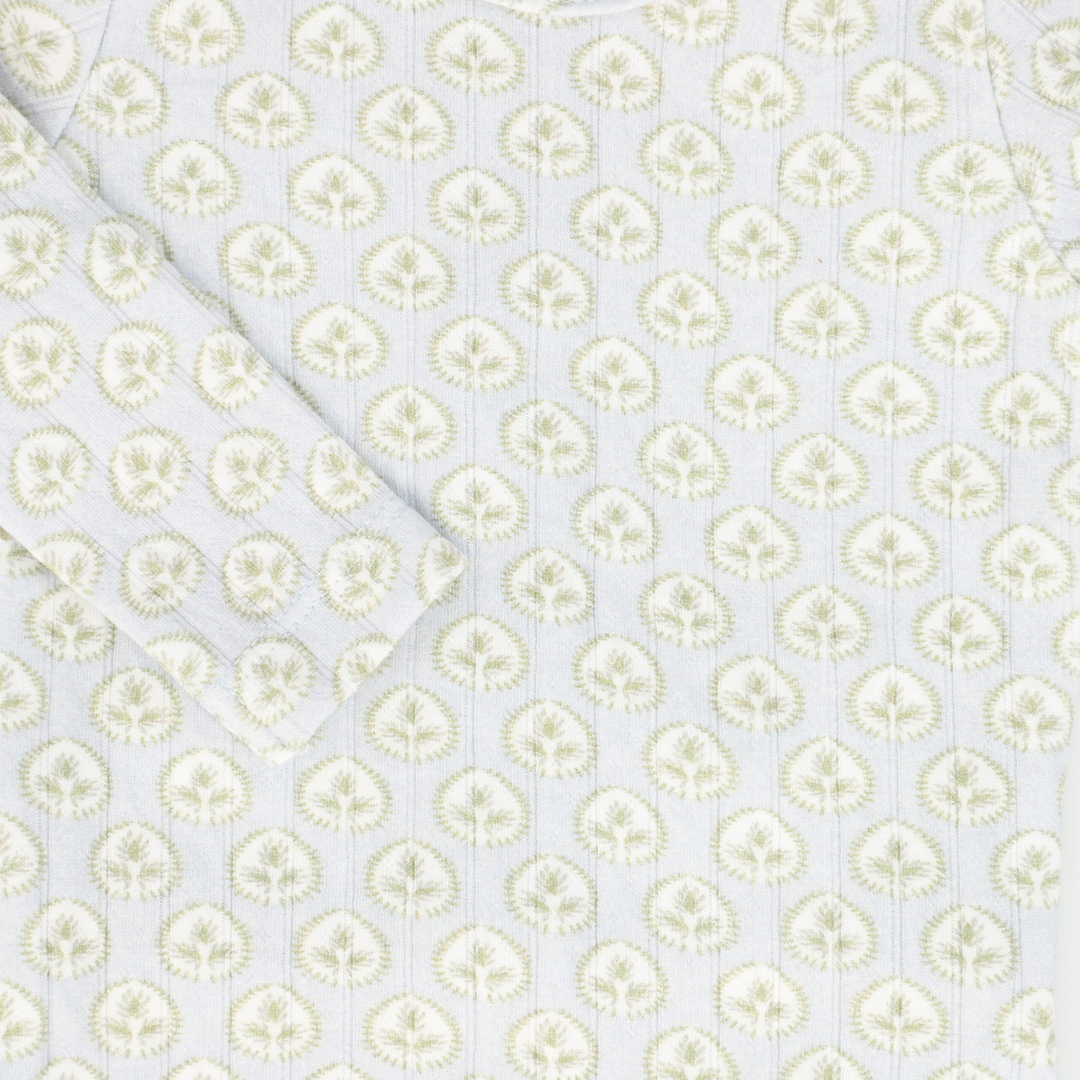 Pointelle Wrap Footie – Soft Cotton Baby Sleepwear