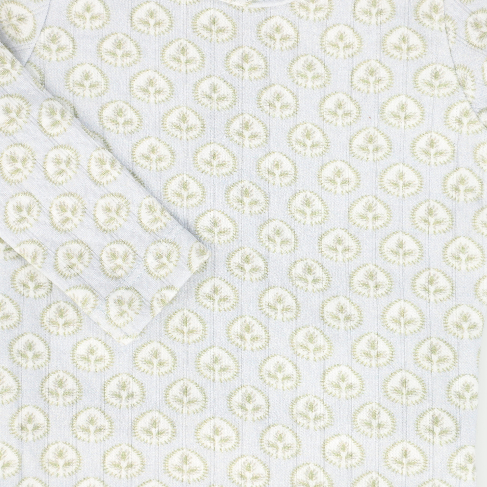 Pointelle Wrap Footie – Soft Cotton Baby Sleepwear