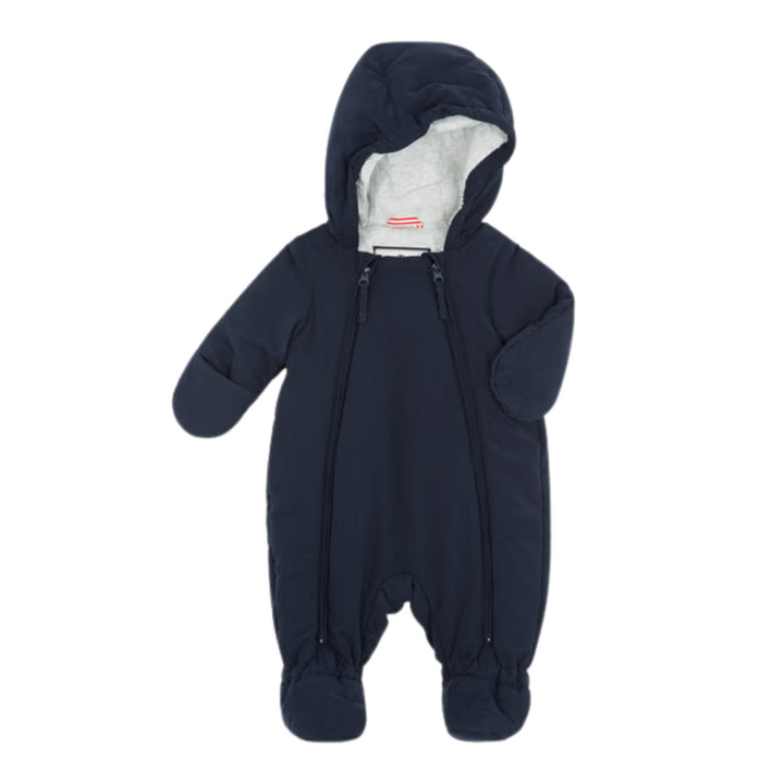 Petit Bateau| Navy Hooded Snowsuit