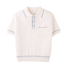 Gingersnaps Reiner Polo Shirt with Stripe Tipping Accents