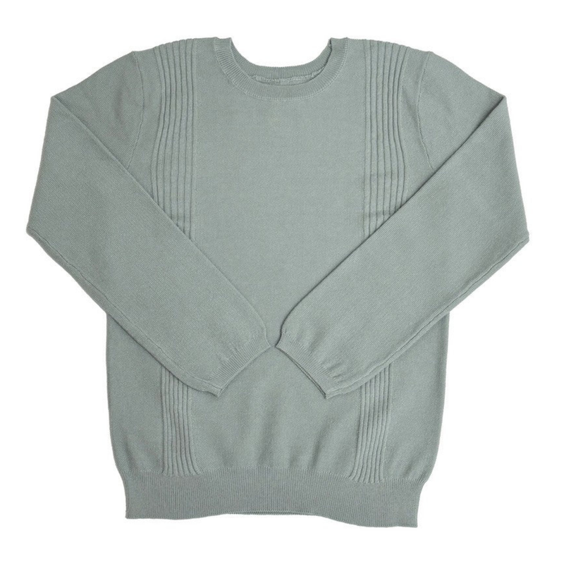 Kipp - Todd Knit Long Sleeve Sweater (Blue/Sage)