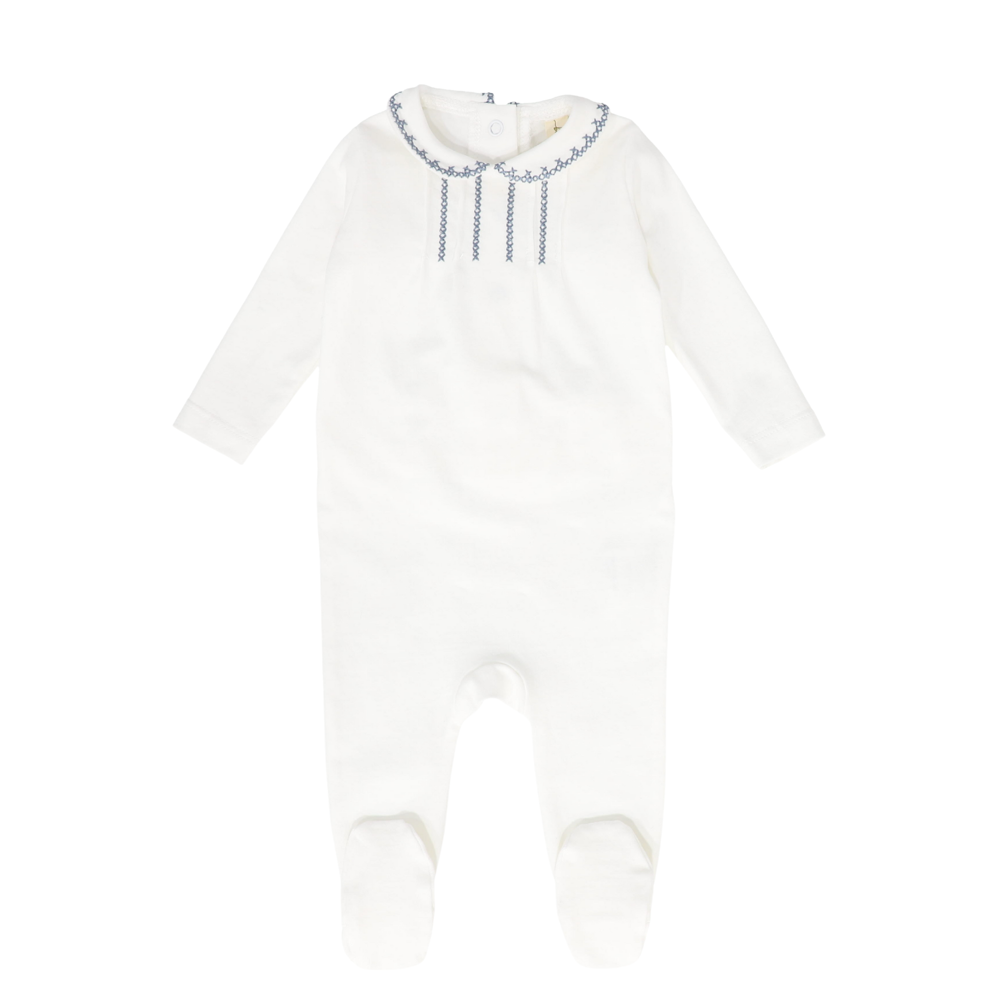 Stitched Trim Collar Footie – Baby Classic Sleep & Play