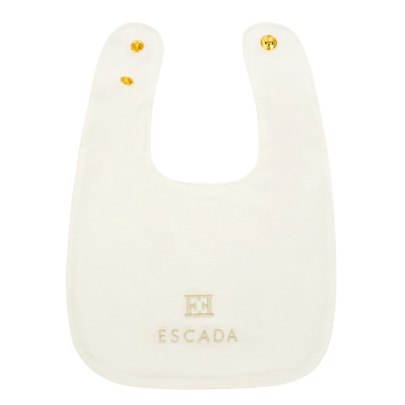 Escada Infant Girl Bibs - Bright White