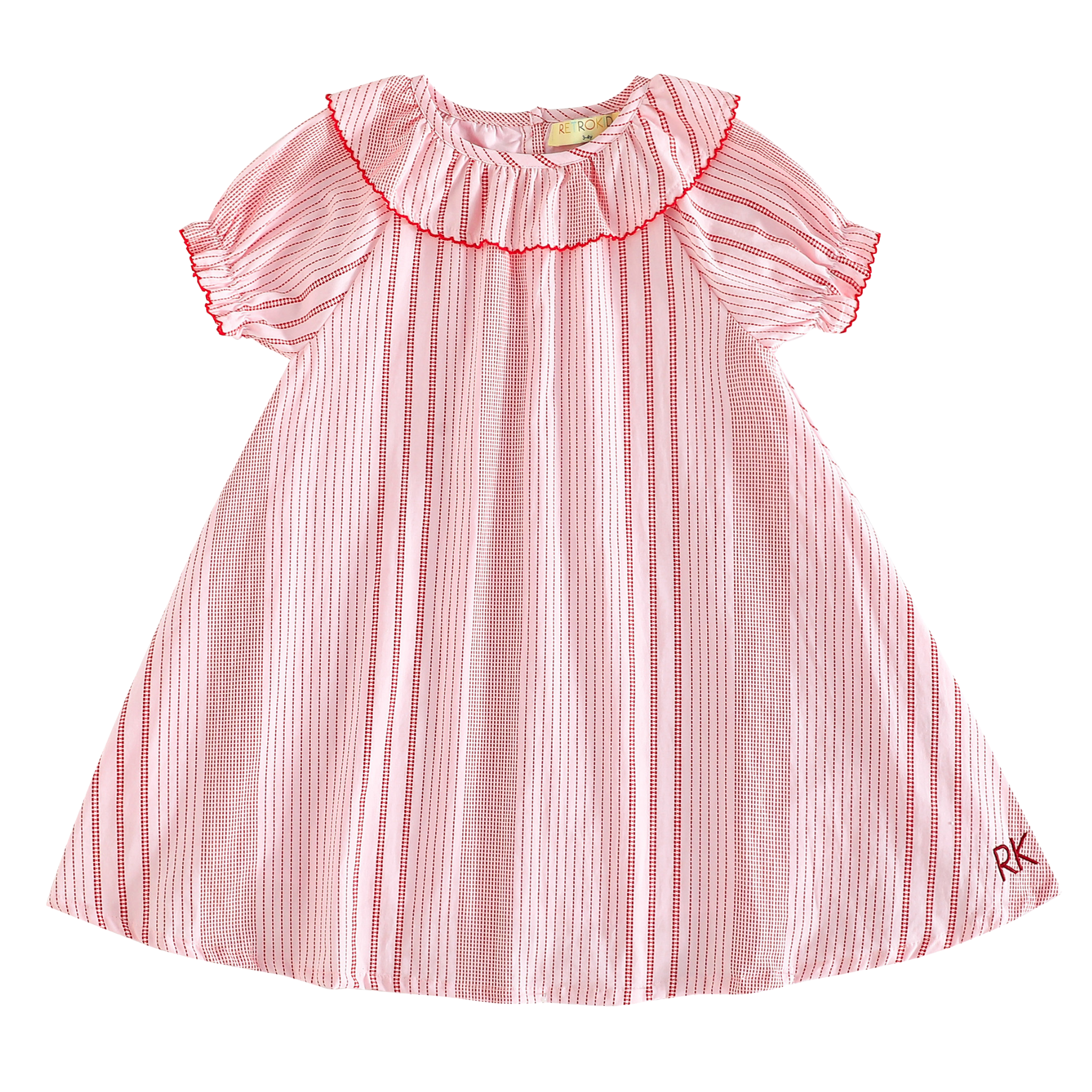 Retro Kid - Rosie Cotton Printed Short Sleeve Dress