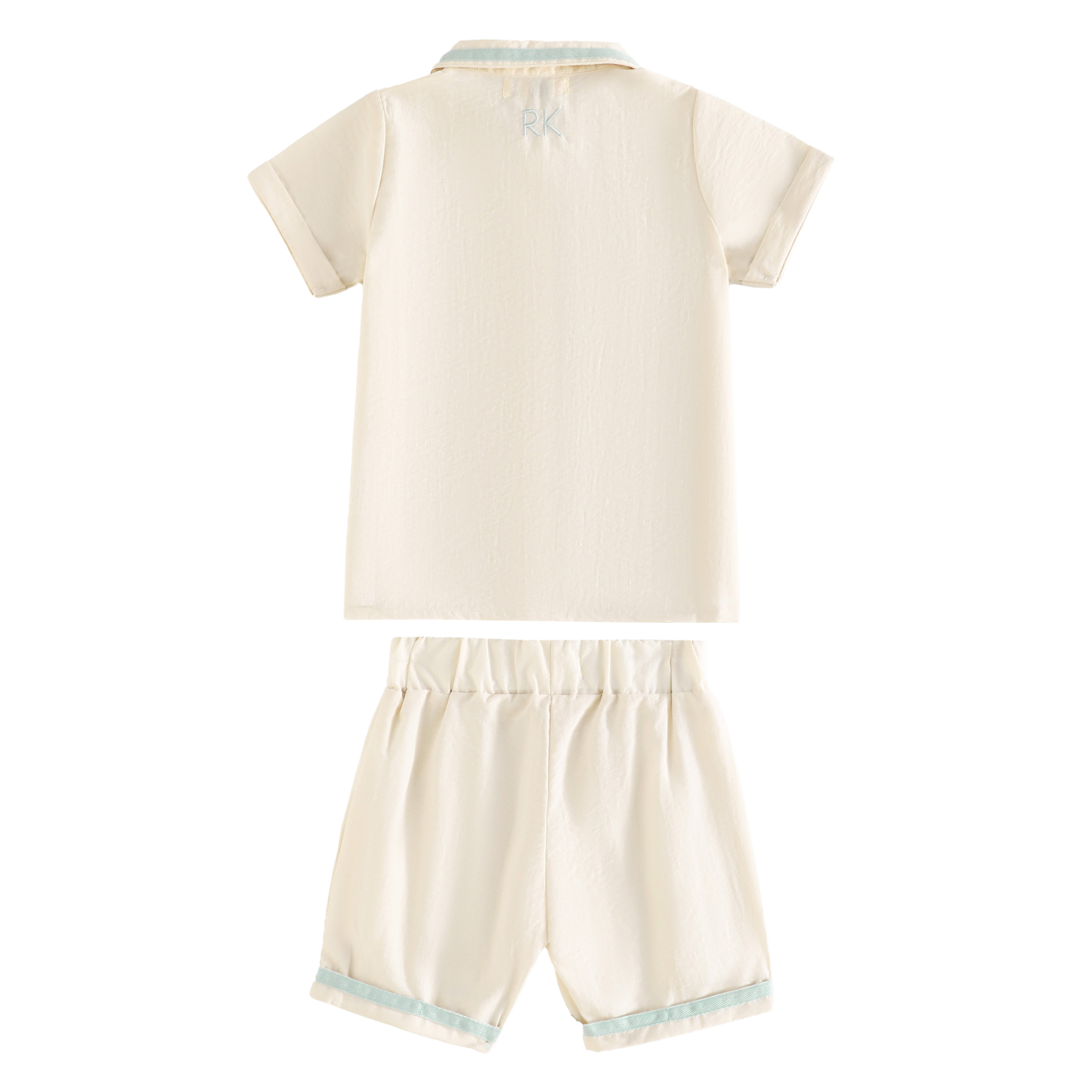 Bennet Boys Collar Shirt + Short Pants Set