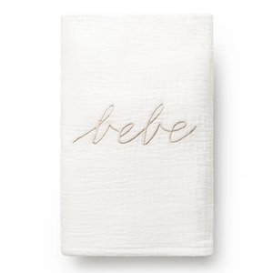 DH Gauze Bébé Swaddle – Soft Cotton Swaddle in Pink, White & Blue