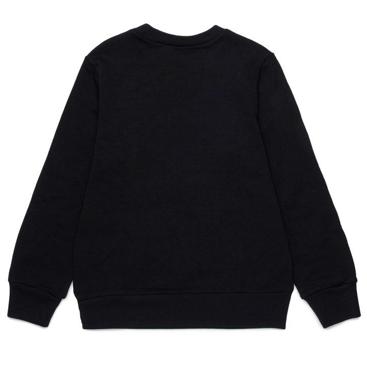 N21 Black Felpa Sweatshirt – Kids’ Designer Logo Pullover