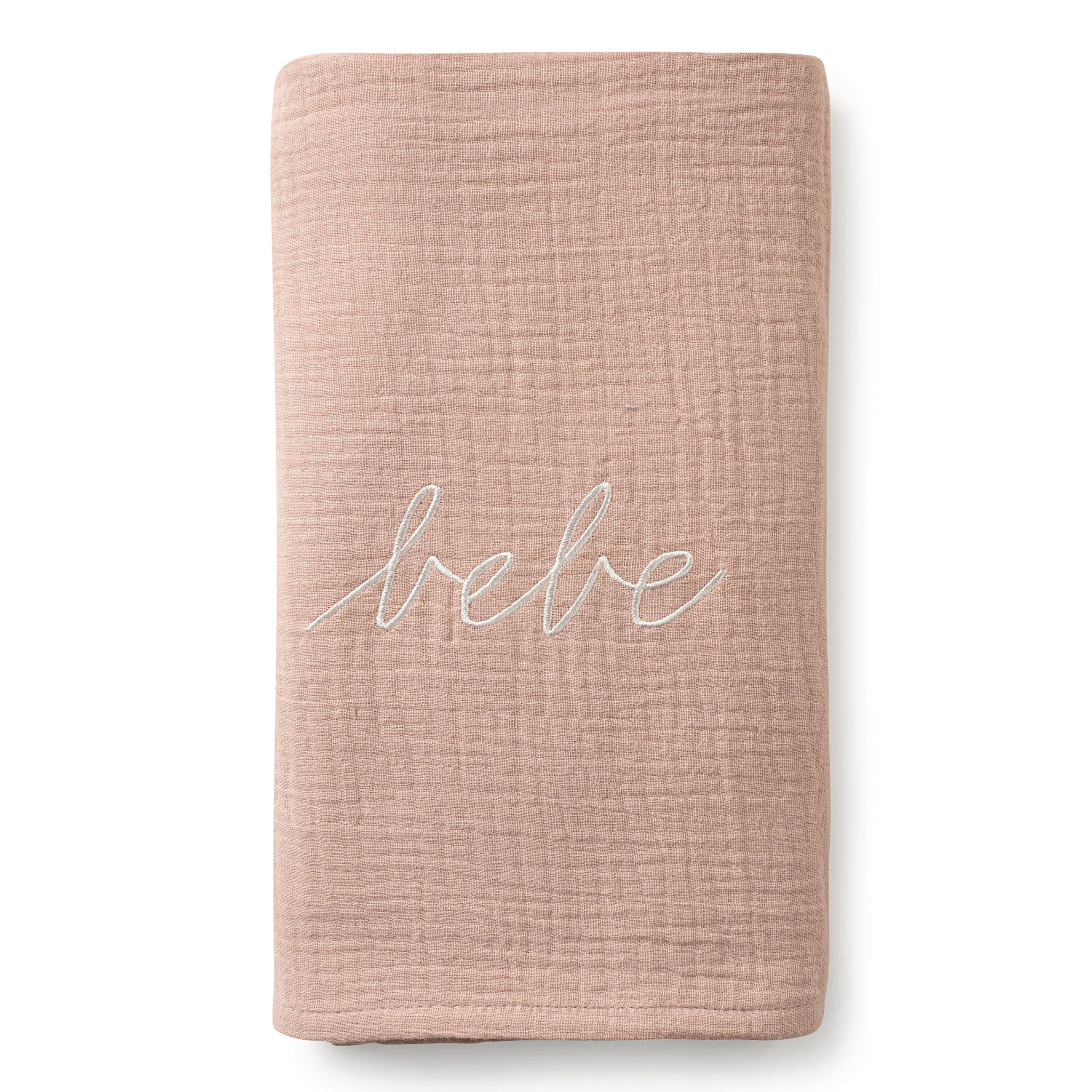 DH Gauze Bébé Swaddle – Soft Cotton Swaddle in Pink, White & Blue