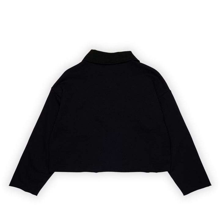 N°21 Girls Black Zip Sweatshirt with ❤️ Patch