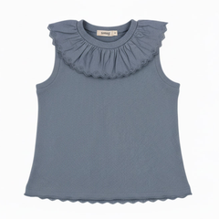 Snug Sleeveless Top and Skort Set Premium Neutral Coordinated Outfit Built-In Shorts