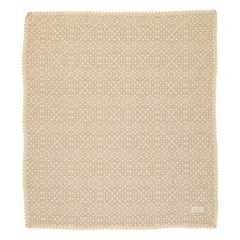 Bebe Organic Crochet Blanket – Taupe Baby Blanket