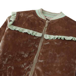 Gingersnaps | Girl Elsa Baseball Jacket
