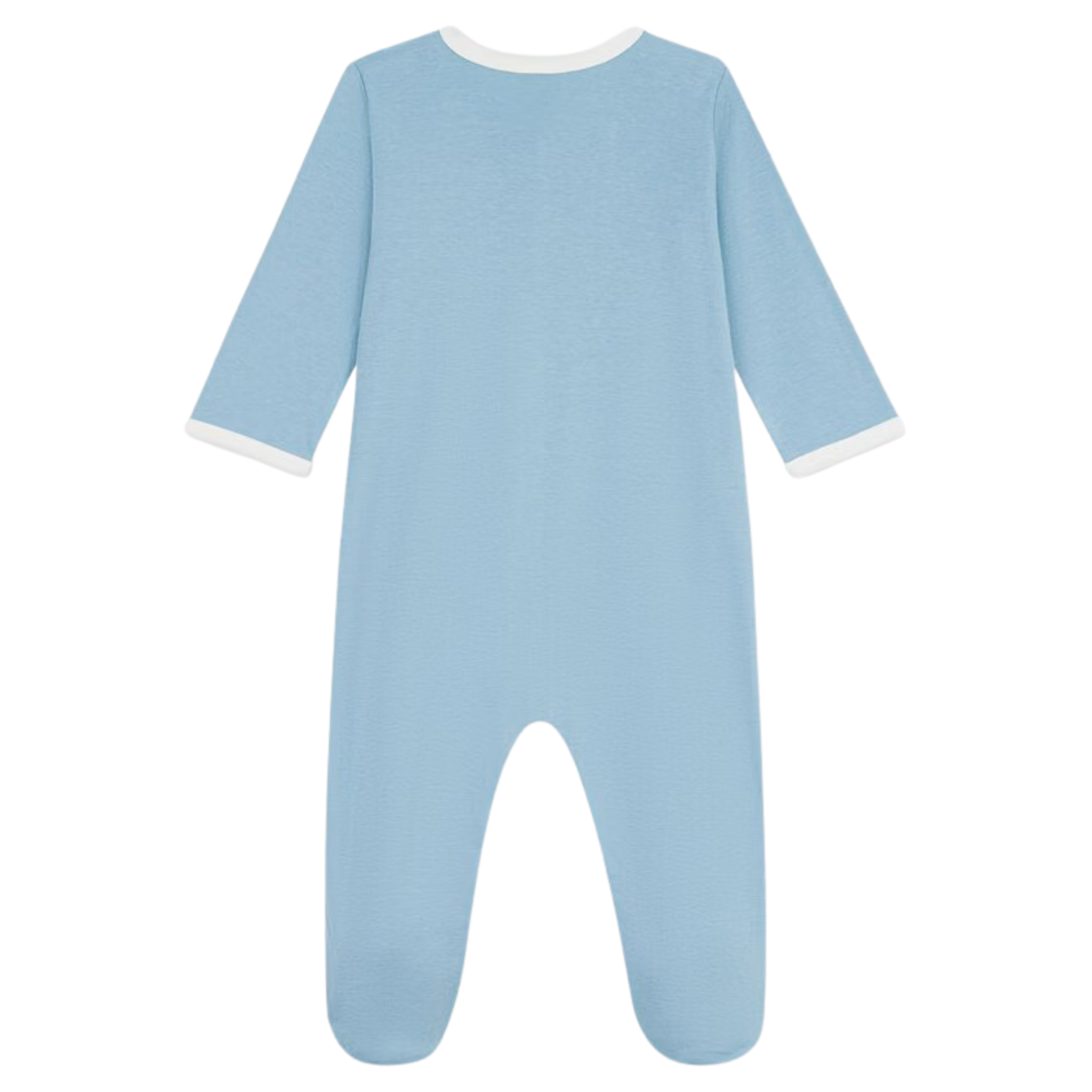 Petit Bateau - Baby Front Snap Footie – Petit Amour Blue