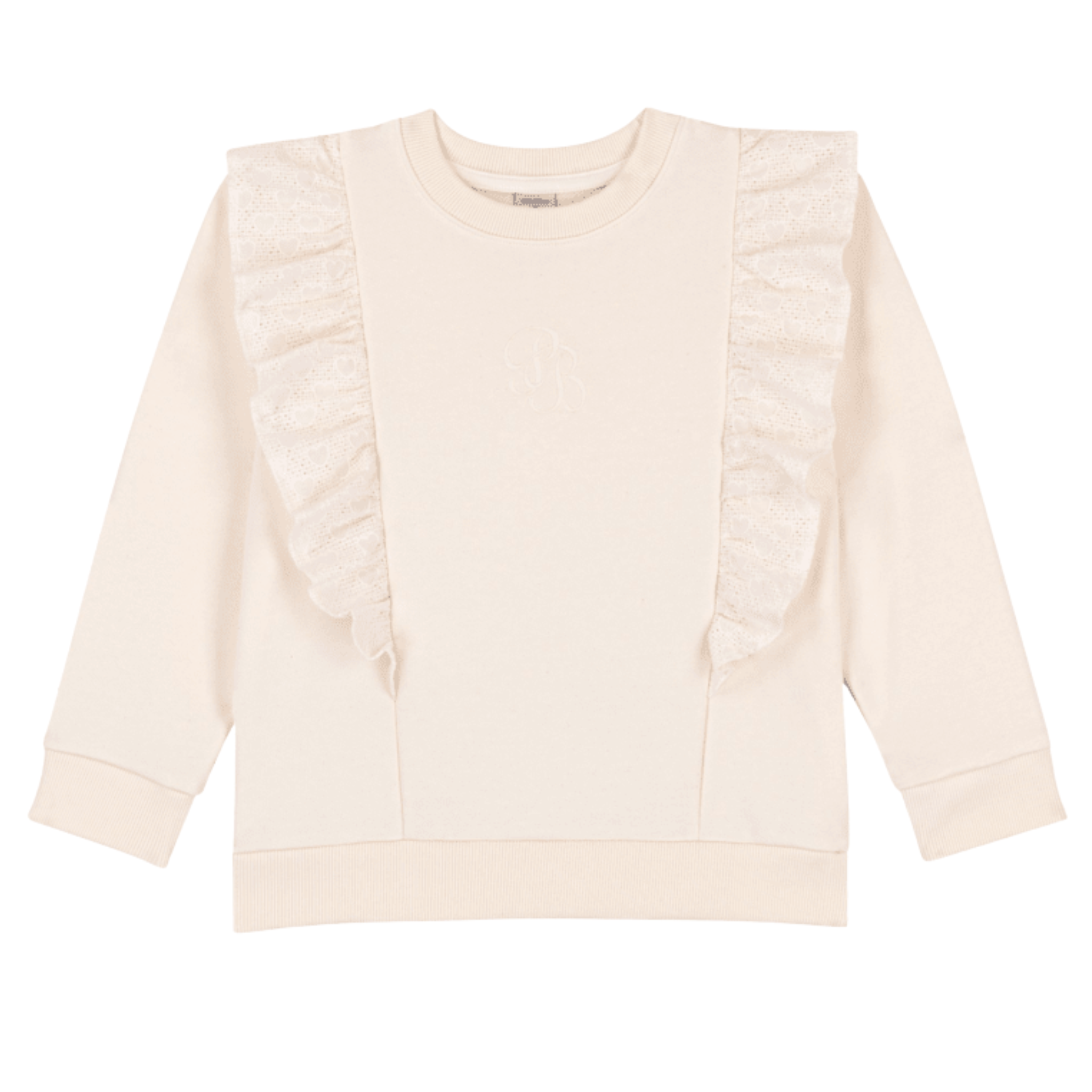 Petit Bateau - Girl Sweatshirt with Ruffle