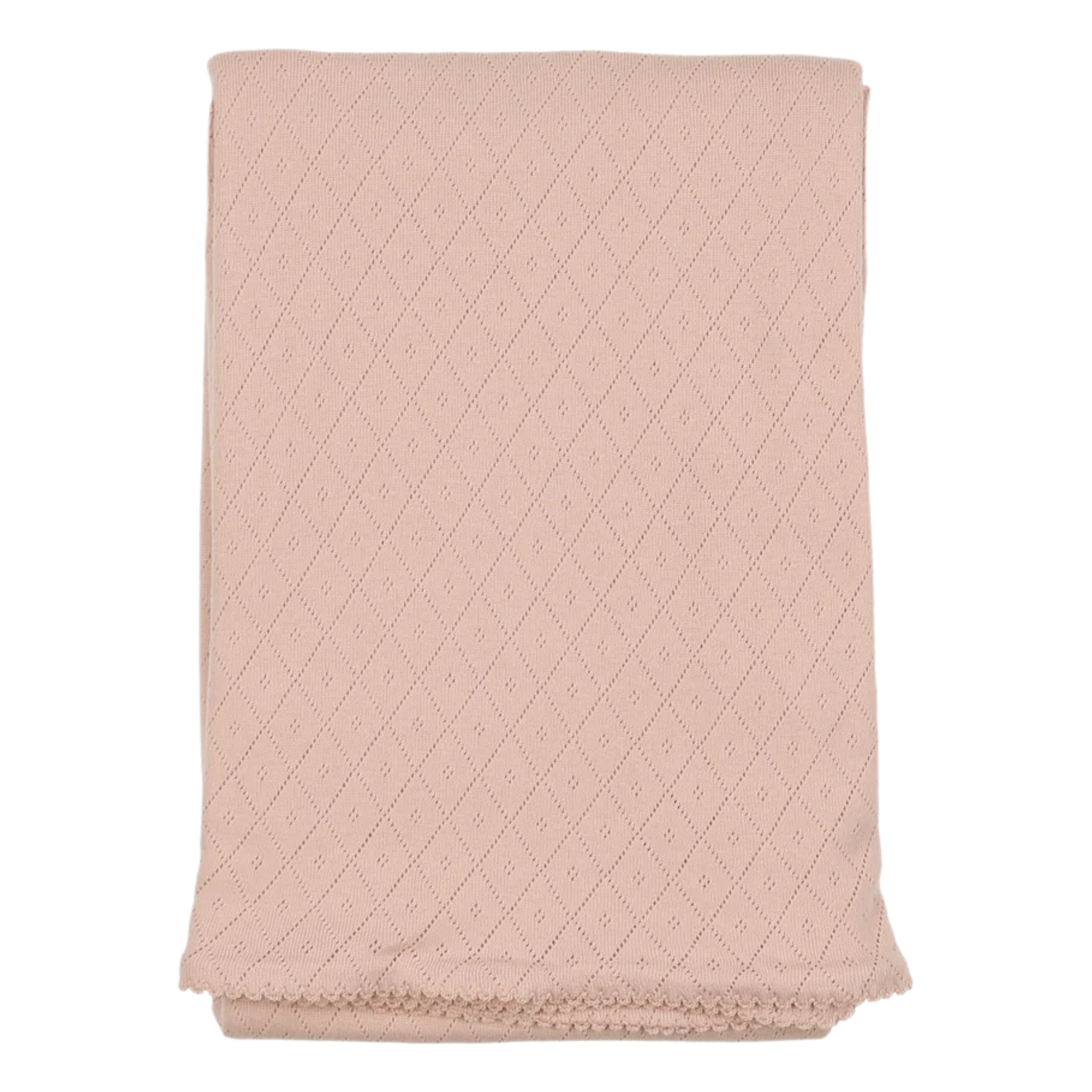 Bee and Dee - Double Diamond - Champagne Pink Blanket