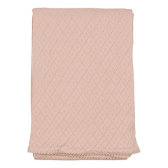 Bee and Dee - Double Diamond - Champagne Pink Blanket