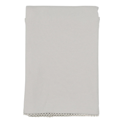 ee & Dee Sky Blue Pleated Collar Blanket Elegant Minimalist Boutique Newborn Toddler Nursery Accessory
