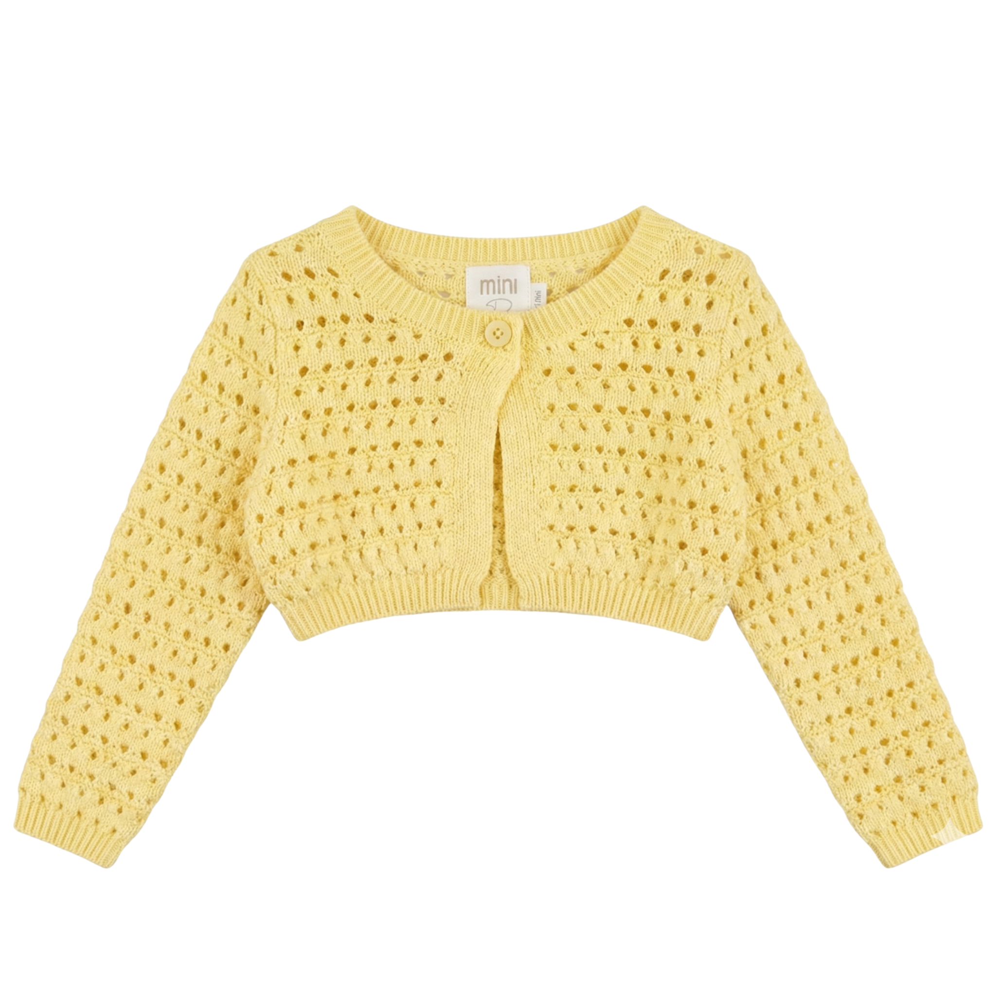 Mini P Cardigan – Yellow