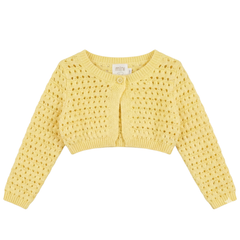 Mini P Cardigan – Yellow
