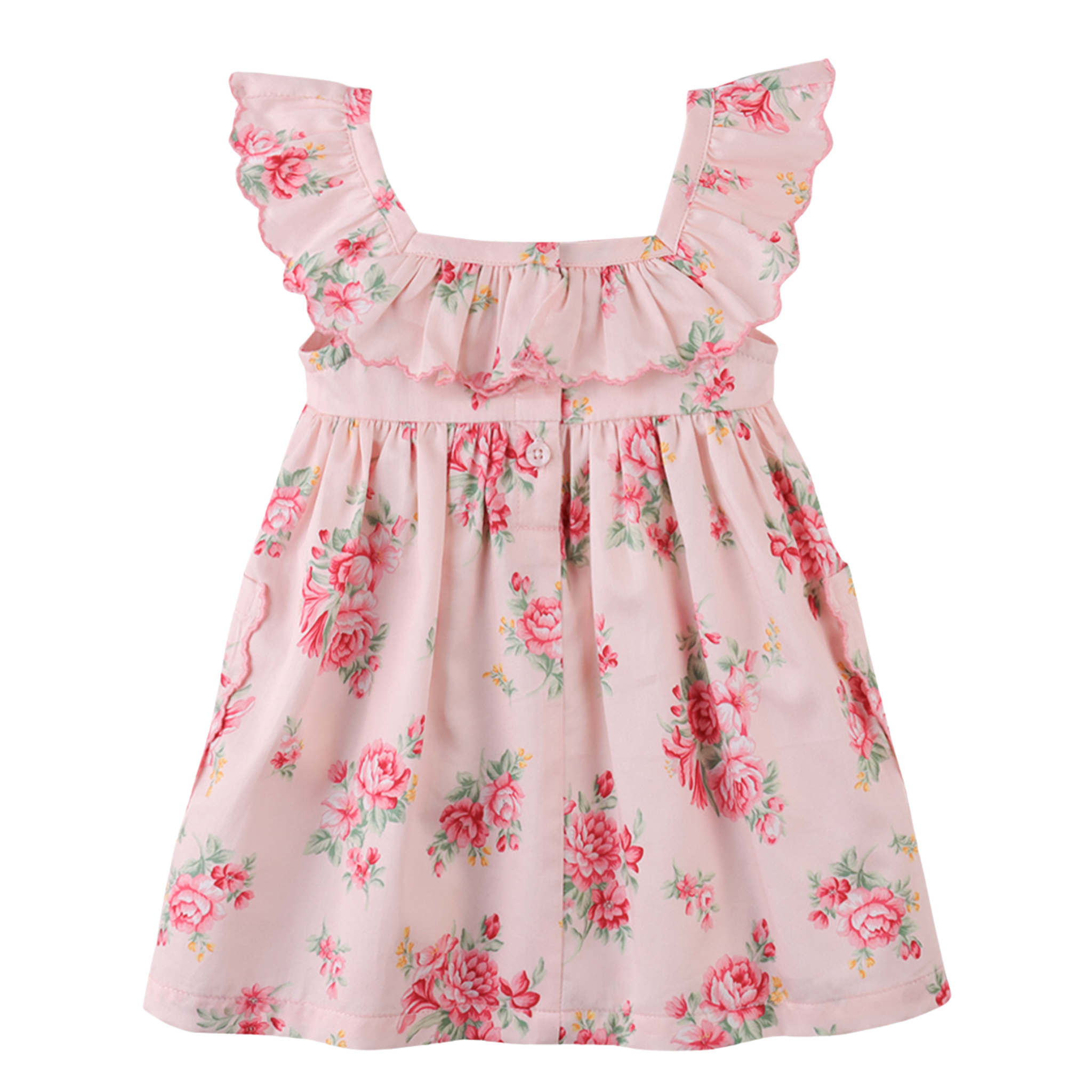 Gingersnaps Baby Sydney Dress with Embroidered Scallop Details
