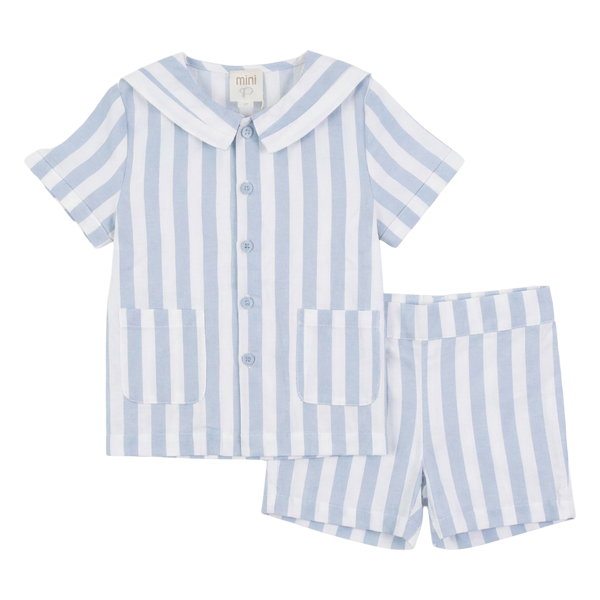 Mini P Sailor Striped Set