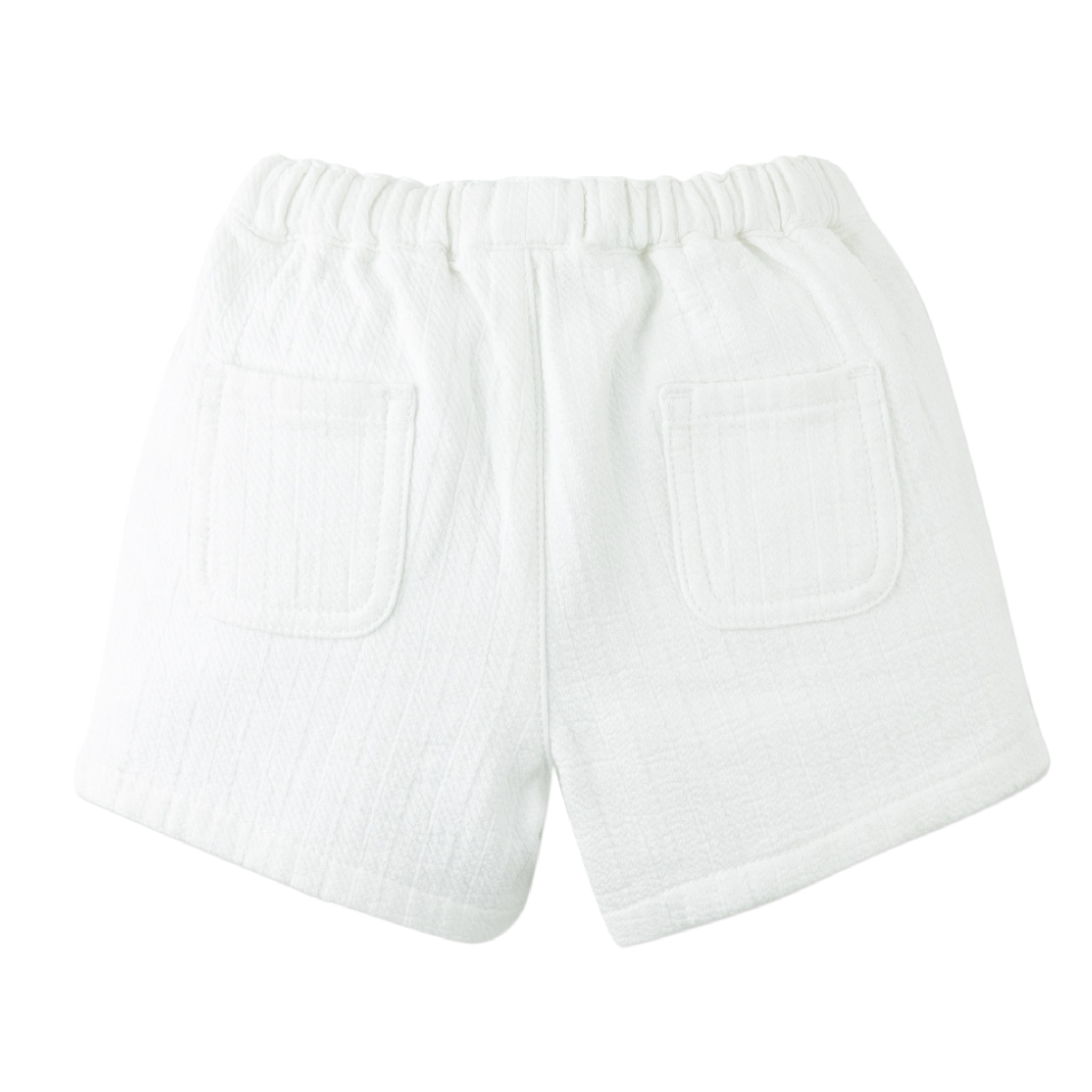 Gingersnaps Baby Marlow Drawstring Shorts with Contrast Stitching