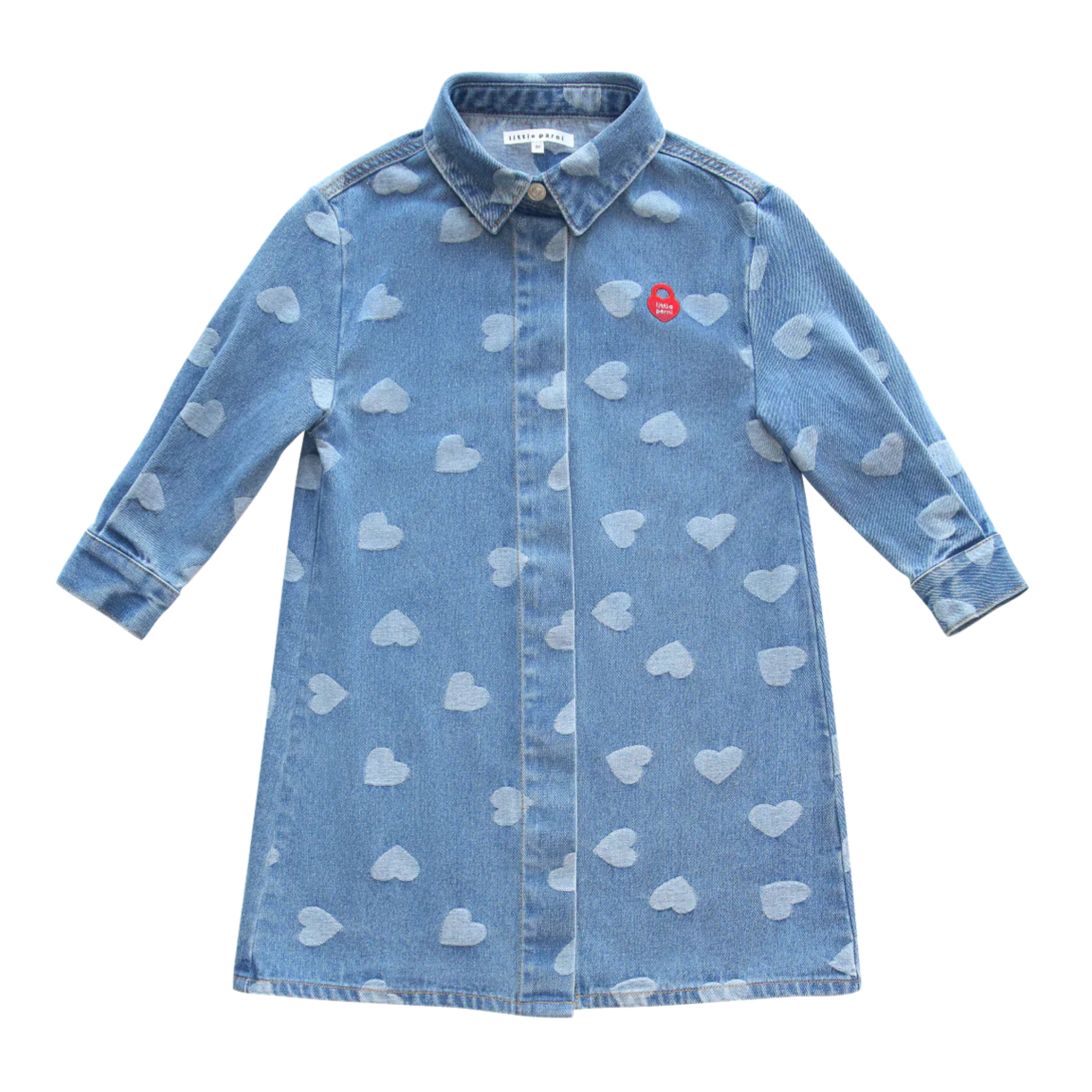 Little Parni - Denim Heart Dress