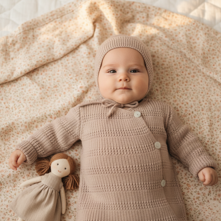 Carmina Anemone Bunting + Bonnet