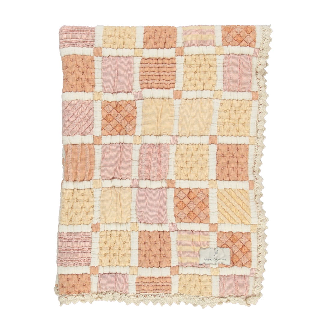 Pink Bebe Organic Blanket – Soft Knit Comfort & Timeless Design