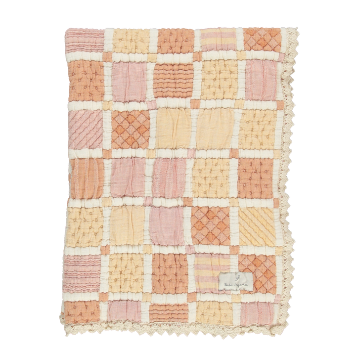 Pink Bebe Organic Blanket – Soft Knit Comfort & Timeless Design