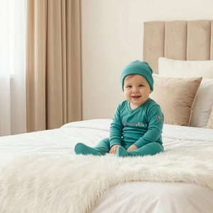 Dottie Lou - Teal Global Dreamer Footie Set
