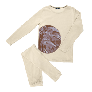 Kids Circle Velour Pajamas by Noggi – Cozy Soft Sleepwear