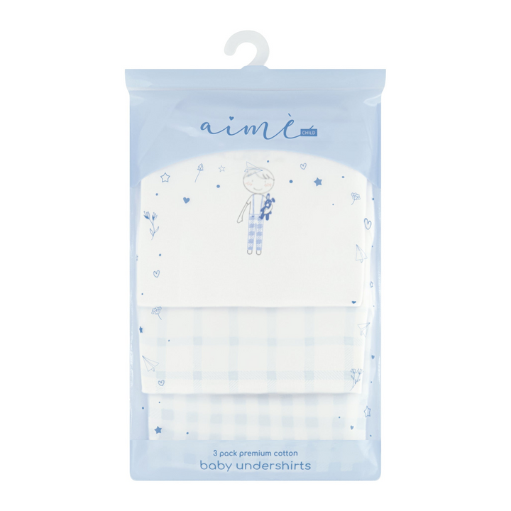Boys Gingham Sleeveless Bodysuits