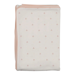 Bee & Dee Chalk White Soft Dots Blanket Girls Minimalist Textured Newborn Toddler Keepsake