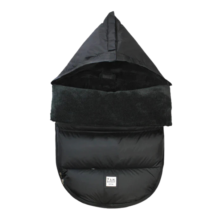 7AM Enfant Black PlushPOD – Ultra-Warm Baby Stroller Cover