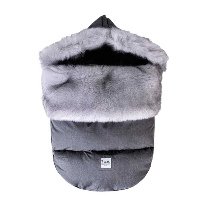 7AM Enfant Tundra Heather Grey PlushPOD – Warm Baby Stroller Cover